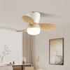 24 Inches Electric Ceiling Fan Light  Nordic Dining Room Ceiling Fan Light Lamp Six-speed Frequency Conversion Chandelier Fan
