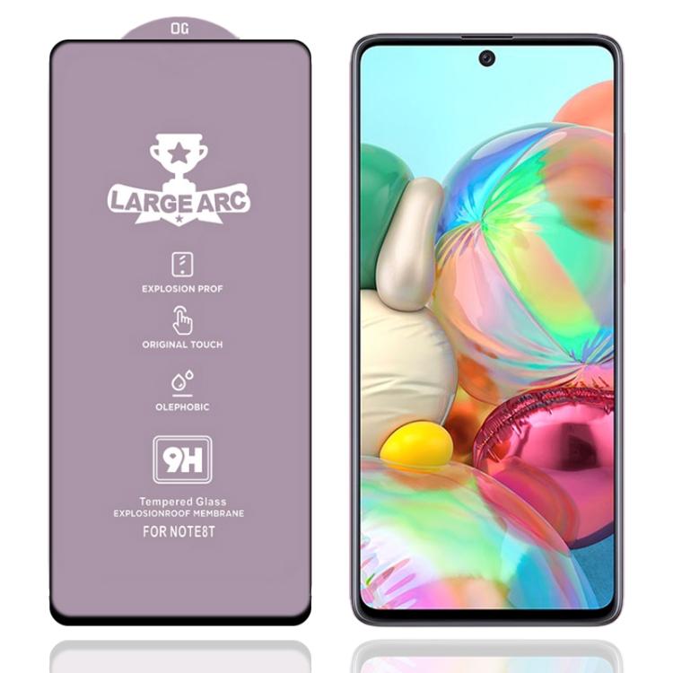 Для Samsung Galaxy A71 9H HD Большой изгиб Высокоглиноземное Полное покрытие Закаленное Стекло Пленка