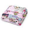 Cartoon Love Tamagotchis Knitted Blankets Fleece Throw Blankets Summer Air Conditioning Personalised Ultra-Soft Warm Bedspreads