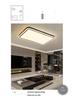 Modern Italian Wave Ceiling Light: High-End Fixture for Living Room & Bedroom