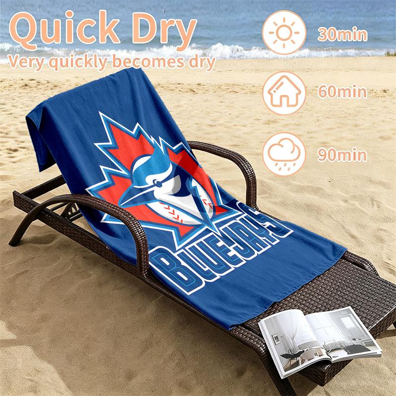 Blue Jays Academy Beach towels also serve as bath towels summer essential a musthave for the outdoors the beach and the pool