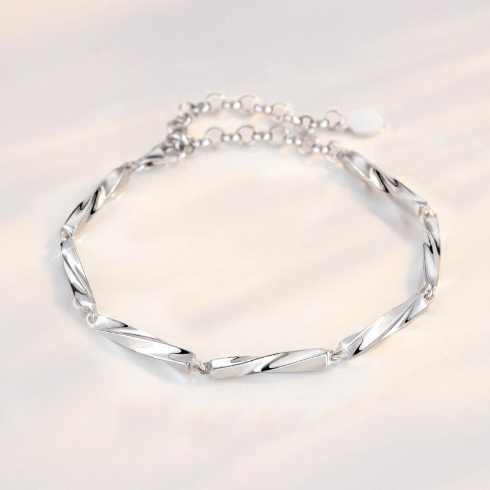 Adjustable Lovers Bracelet Valentine's Day Couple Bangle Fashion Simple Thin Bracelet  Female
