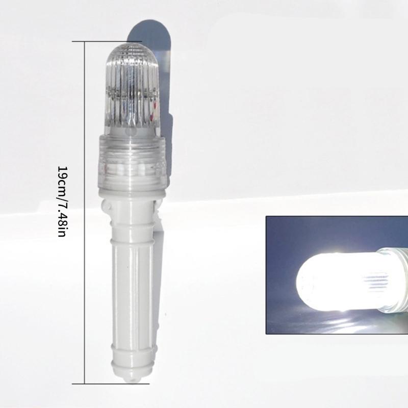 2 шт. Предупреждающий световой маячок для рыболовной сети, мигающий световой прибор для позиционирования яхты, лампы для лодок, морской аварийный световой сигнал