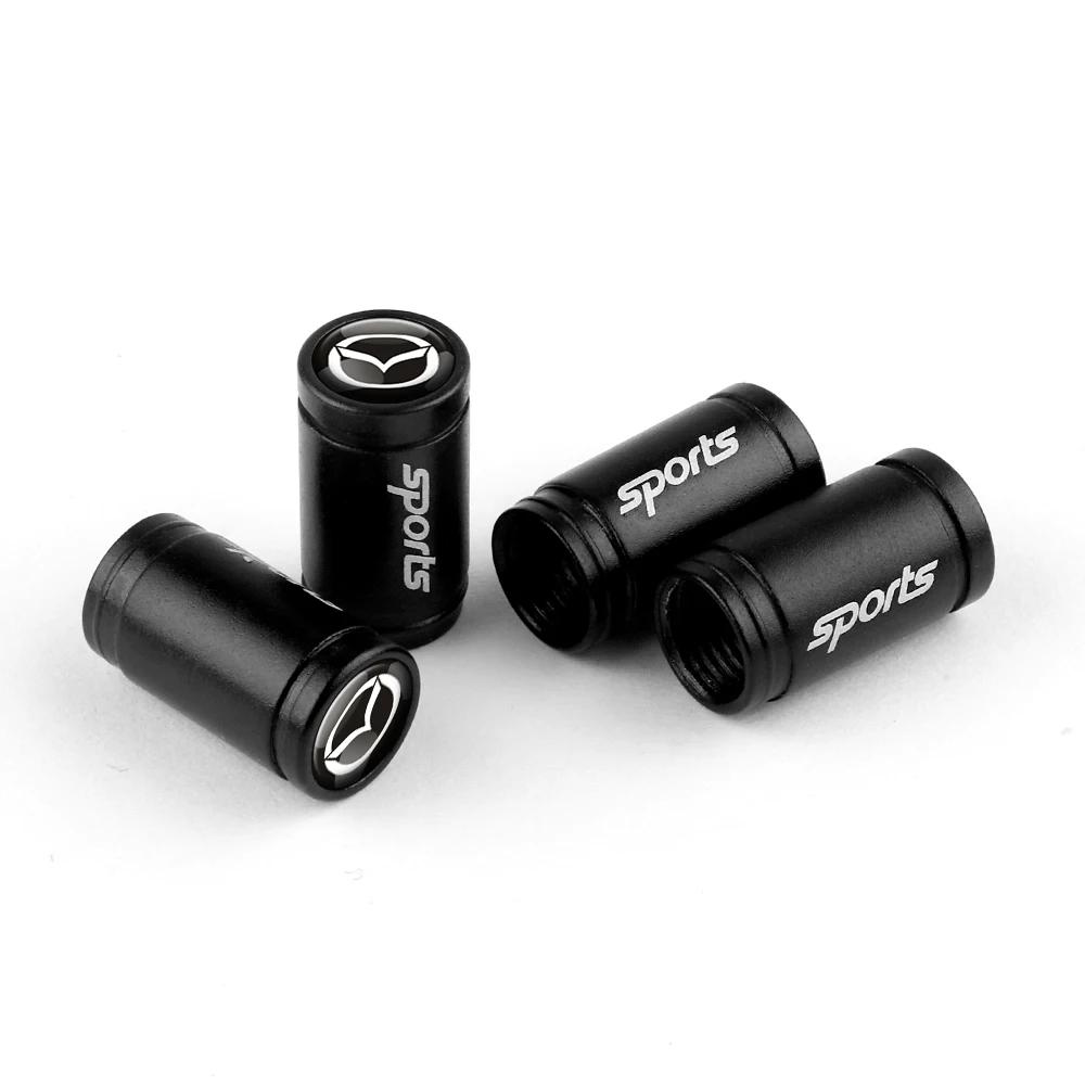 4PCS Metal Car Wheel Tire Valve Caps Tyre Rim Stem Covers for Mazda 3 Mazda 6 CX-5 FF16 l1