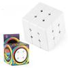Durable Abs Material Magic Cube Puzzle Game For All Ages Sleek Black And White Finish