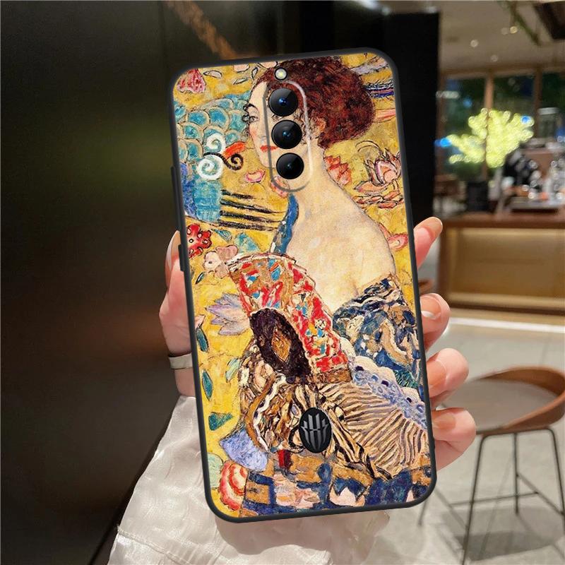 Чехол с картиной Густава Климта «Поцелуй» для ZTE Nubia Red Magic 10S 9S 8S 10 9 8 11 Pro Plus 6 7 6S 7S Для RedMagic 10 Air Чехол