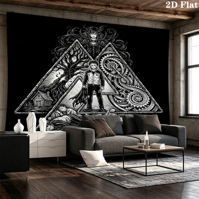 Re Zero Wall Tapestry Aesthetic Wall Hanging Printed Fabric Blanket Decorative Tapestries For Bedroom Living Room Home Decor