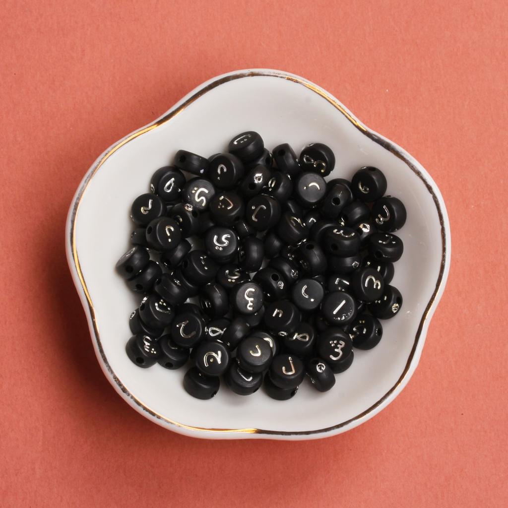 6,5 мм бусины акриловые ручной работы круглые подарки своими руками арабские модные ожерелья ювелирные изделия 50 шт аксессуары браслет