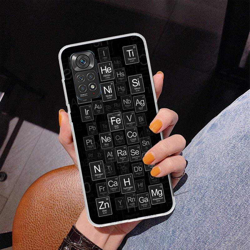 Чехол для телефона Физика Химия Математика Для Xiaomi Redmi Note 15 14 13 12S 12 11 Pro Plus 14S 11S 11E 10 10S 11T 5G Персонализированный