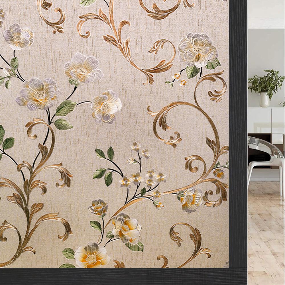 45/60/90 см Радужная пленка для оконной защиты 3D Декоративные виниловые витражные наклейки Статичные самоклеящиеся наклейки на оконную пленку