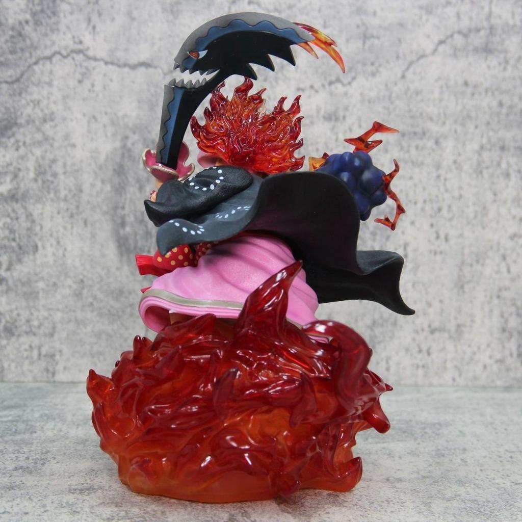 One Piece Sea-Dominating Auntie Kaido Lingling Zeus Resonance Can Glowing PVC Ocean Emperor Table setup 11.02inch/28cm Toys Gift