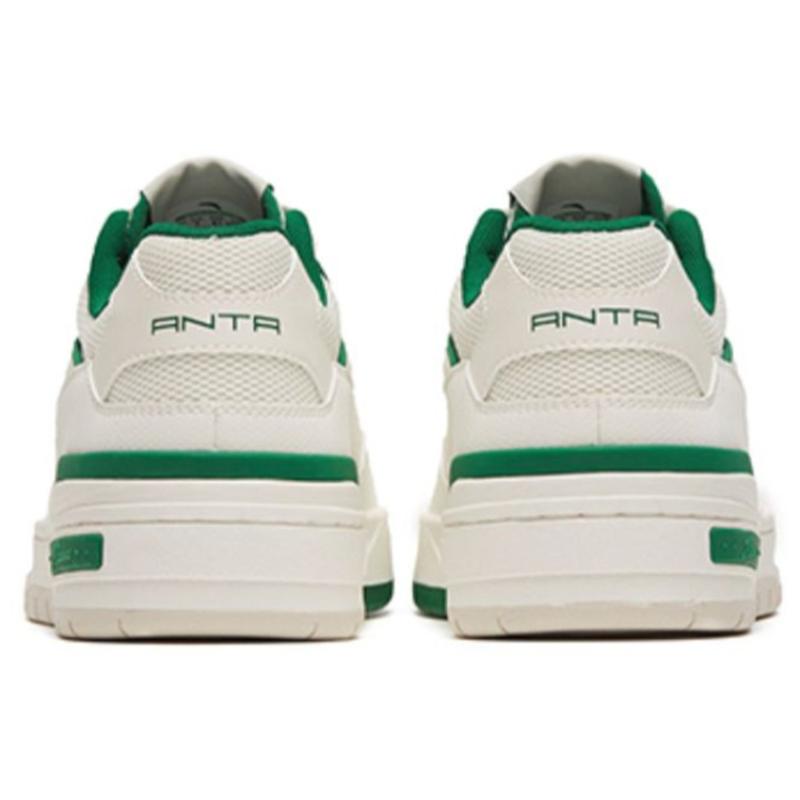 Anta Flame 4.0 Нескользящие Устойчивые к истиранию Низкие Скейтборд-обувь Мужские Белые Зеленые Кроссовки 112328081-5