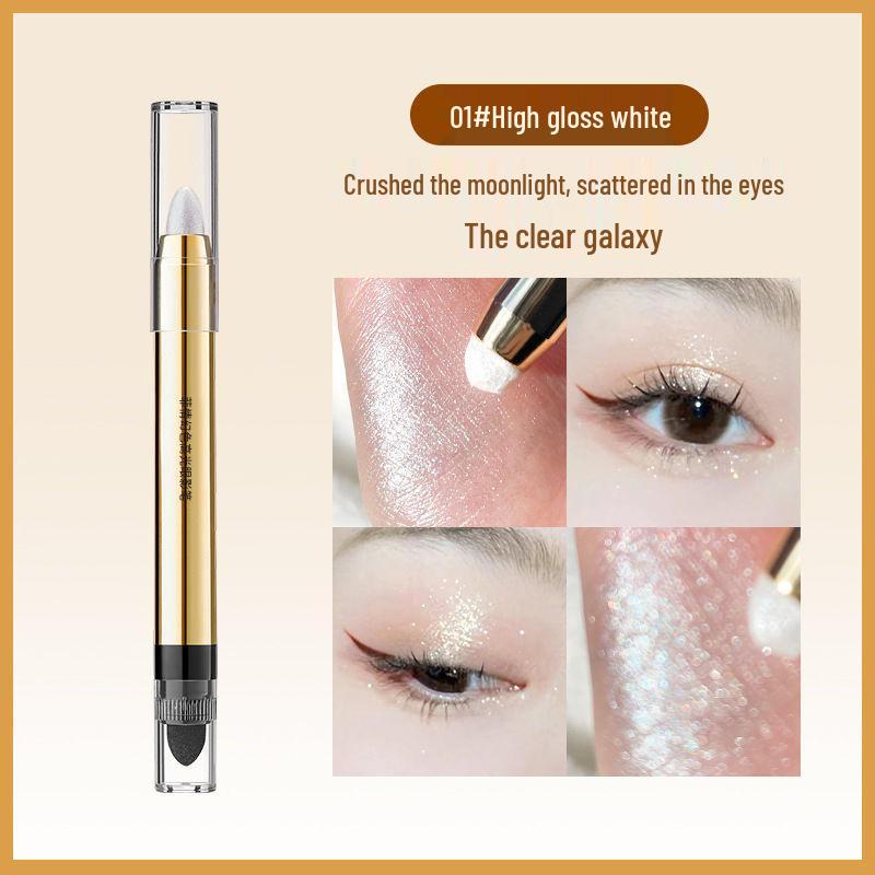 Dual-Headed Non-Smudging Eyeshadow & Highlighter Pen for Under-Eye Contouring - Ideal for Beginners and Students