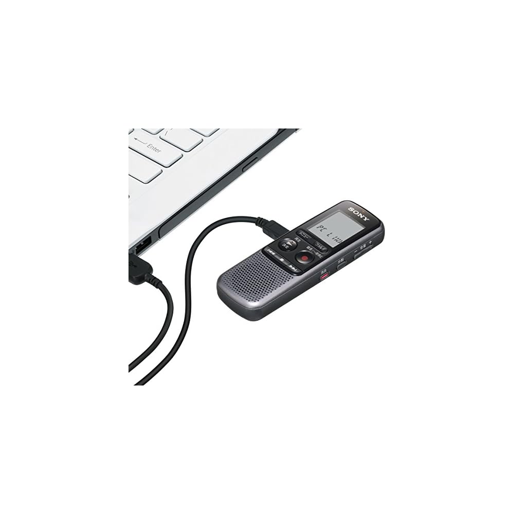 Sony IC Recorder 4GB, AAA Battery Compatible, ICD-PX240, USB 2.0