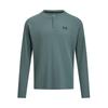 Logo Breathable Henley Long Sleeve T-Shirt Men Tops 6010174-587