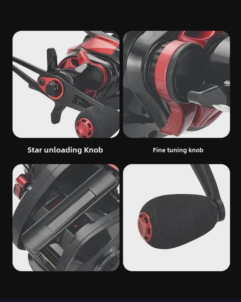 Катушка для плота Kemai Longqiao с памятью, цифровым счетчиком и леской для дальнего заброса.