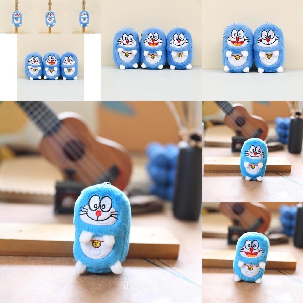 Adorable Cute Plush Doraemon Keychain Soft Toy Bag Charm Stuffed Animal Doll