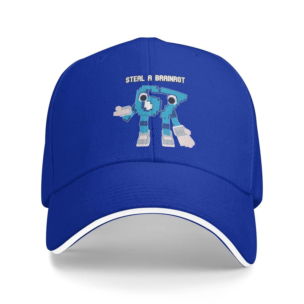 Bruh Six Seven Monsters Baseball Caps Hip Hop Funny Brainrot Meme Sandwich Cap Unisex Style Adjustable Dad Hat Outdoor