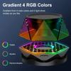 Мини Магнитный Bluetooth Динамик с RGB Подсветкой - Портативный Беспроводной Динамик, Подставка для Телефона и TWS Сопряжение для IPhone/Android