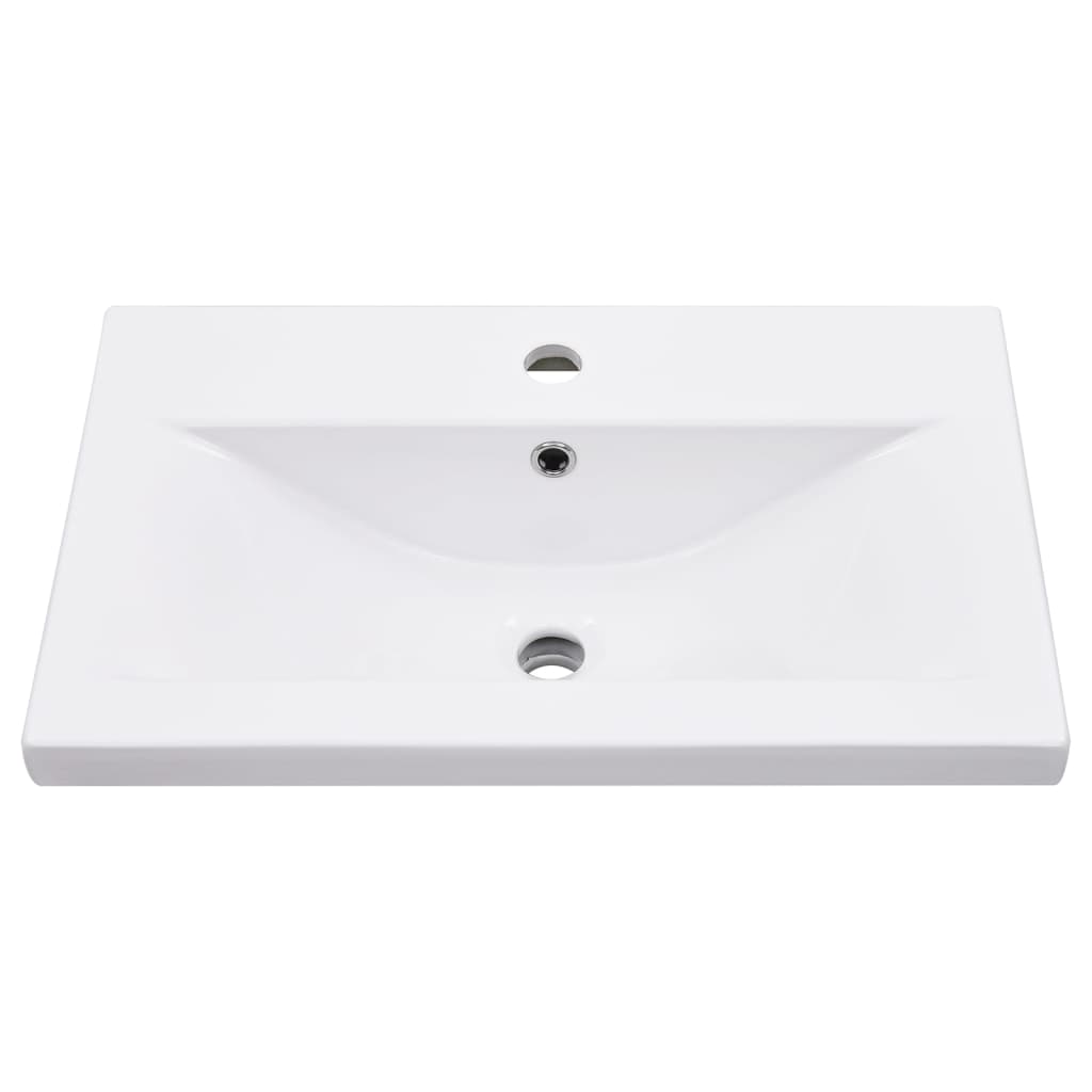 Bathroom Vanity Unit with Washbasin Black Iron