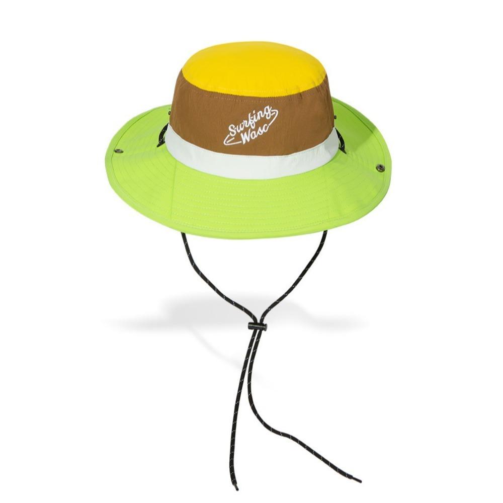 Color Matching Western Cowboy Hats Waterproof Panama Hat Hiking Denim Bucket Hat Women Girls