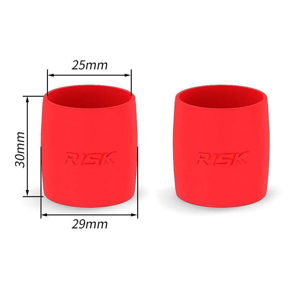 2PCS Silicone Material Bicycle Handlebar Strap Fixing Ring Silicone Fixing Band Cycling