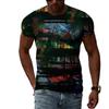 Men's T-shirts, Popular Figures In Men's Clothing, Popular Summer 3D Printing, Summer Casual Short Sleeved Fashion Top