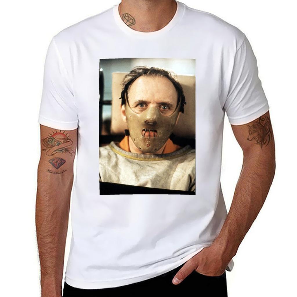 Hannibal Lecter T-Shirt anime tshirt t shirts for man graphic vintage T-Shirt