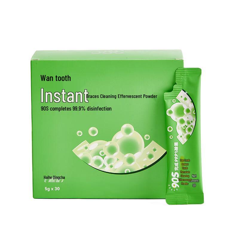 Шипучий порошок для чистки элайнеров и зубных протезов Aichi