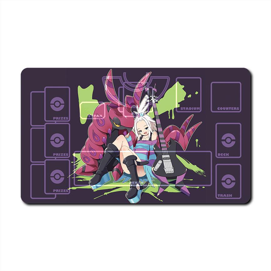 Purple Ghost Type Pokemon Playmat NonSlip Gaming Mouse Pad