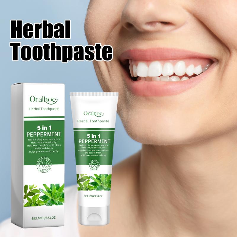 Aloe Vera Whitening Toothpaste - Oral Cleaning For Odor Reduction, Stain Removal & Teeth Whitening With Fresh Breath