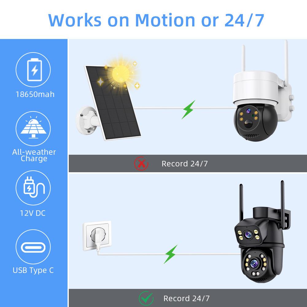 ICSEE 4-Channel NVR WiFi Camera Kit with Super See