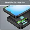 Infinix Hot 12 Pro Carbon Silicone Case - Flexible, Durable, Black Protective Cover