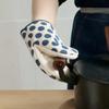 Japanese Cotton Oven Mitts, Heat Resistant Kitchen Gloves for Baking, BBQ, Cooking Cookware Gloves 1pair
