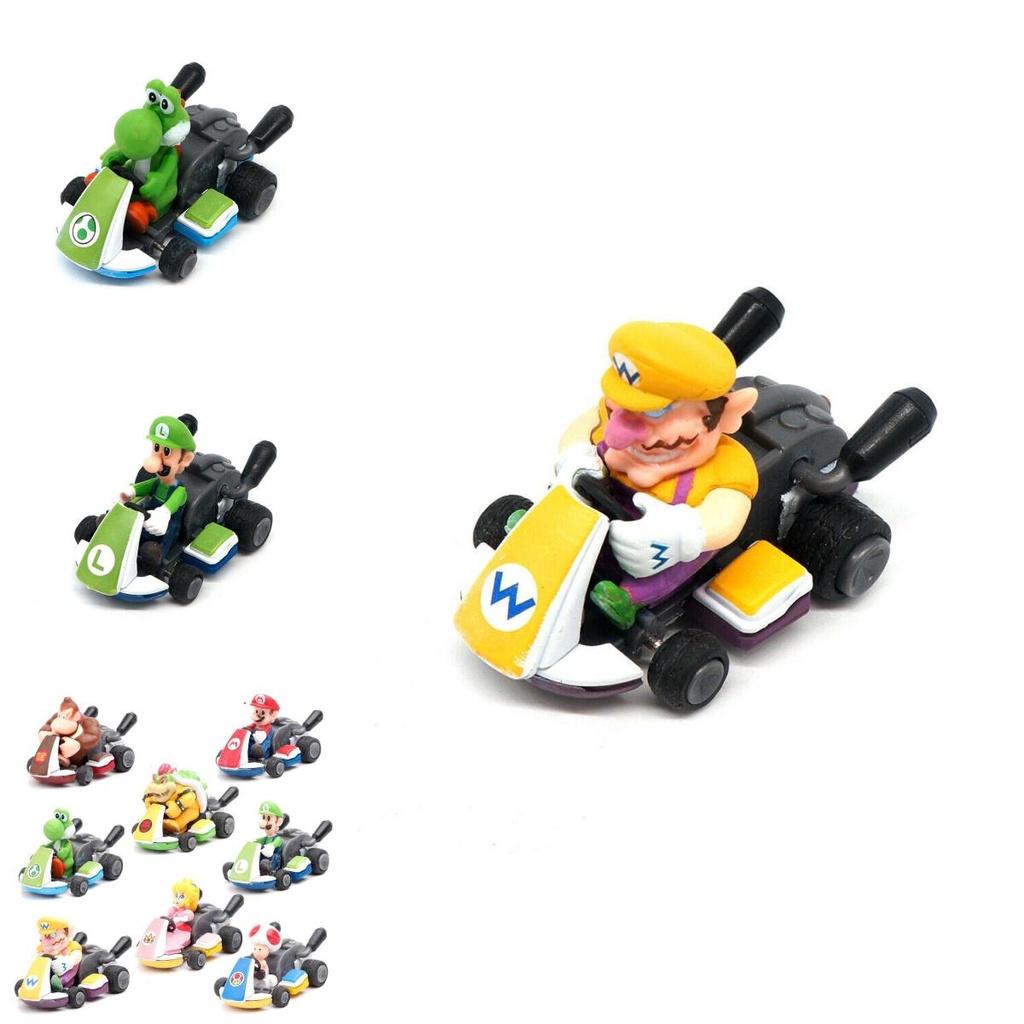 Super Mario Kart Action Figure Set With 8 Characters Perfect For Collectors And Kids!