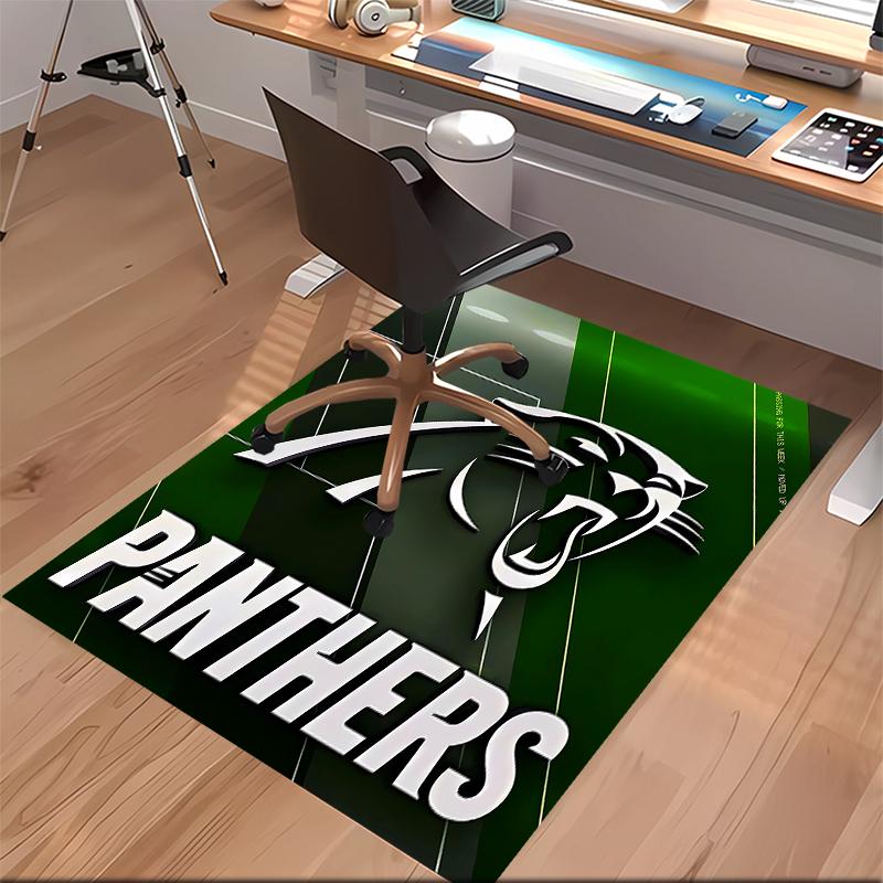 Carolina Panthers Printed Absorbent Washable Carpet, Non-Slip Bathroom Mats, Kitchen Rugs, Yoga Mat,Living Room Entrance, Camping Picnic Rugs
