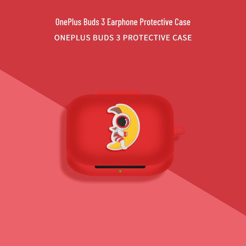 Силиконовый защитный чехол для наушников OnePlus Buds 3 и OPPO Enco X3i