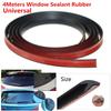 4Meter V Type Black Car Suv Rear Window Glass Trim Fillers Sealed Strip Weatherstrip