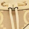 Gucci Jumbo GG Mini Bucket Bag Beige Canvas Yellow Leather Gold Hardware Daily Use 550620-UKMBG-8480