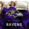 Baltimore Ravens Print Flannel Blanket High Quality Warm Comfortable Cover for All Seasons Perfect for Gifts Home Decor