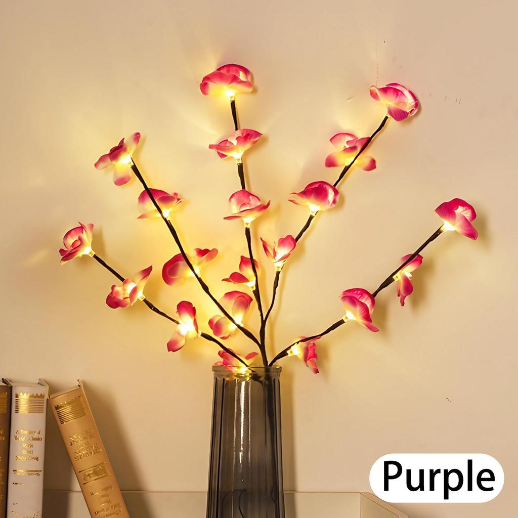 STOENGO 20 светодиодных светильников в виде ивовых веток - Идеально для дома, спальни, свадьбы, Рождества, Дня святого Валентина, Дня матери