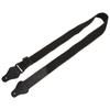 Гитарный ремень, хлопковый регулируемый шейный ремень, целлулоидный медиатор, аксессуары для струнных инструментов(черный