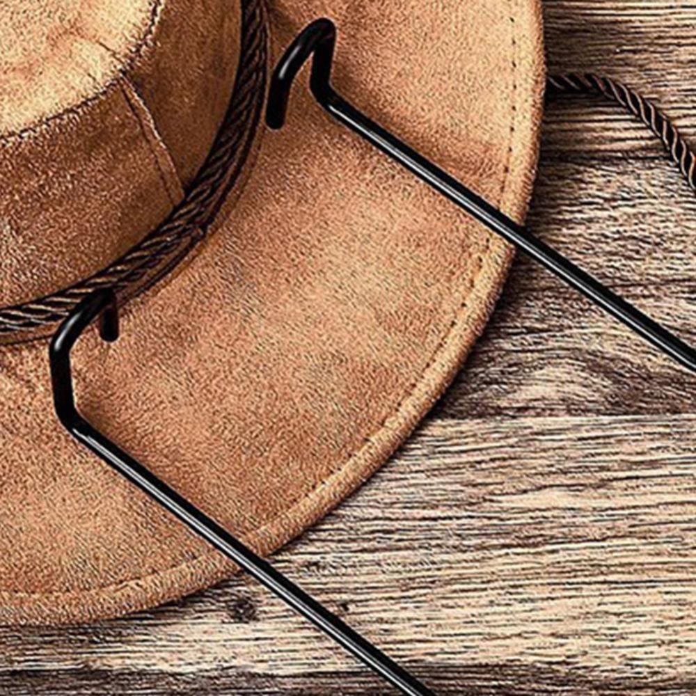 Multi-Functional Hat Coat Hanger Organizer Hat Hook Car Metal Rack Car Cowboy Hat Holder Auto
