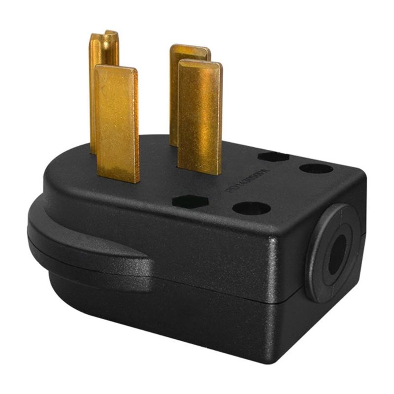 Прочный 50-амперный 125/250В 4-полюсный электрический штекер NEMA 14 50P PD1450PA для коммерческих сушилок