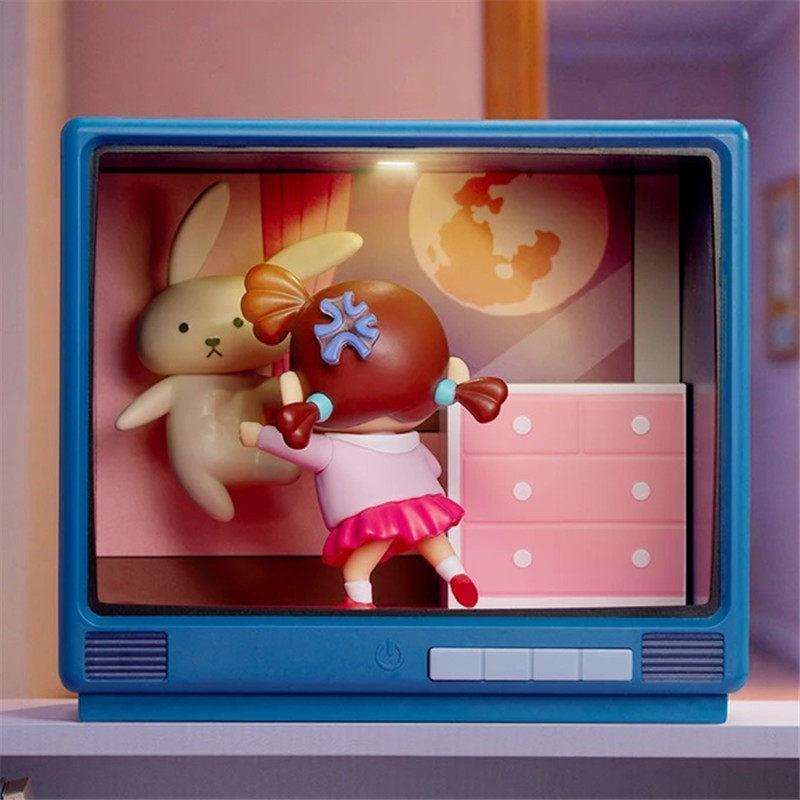 Оригинальный 52toys Кролик Син-тян Ретро ТВ-сериал Слепой бокс Модный Фигурка Декорация Модель Игрушка Милый Подарки на День Рождения