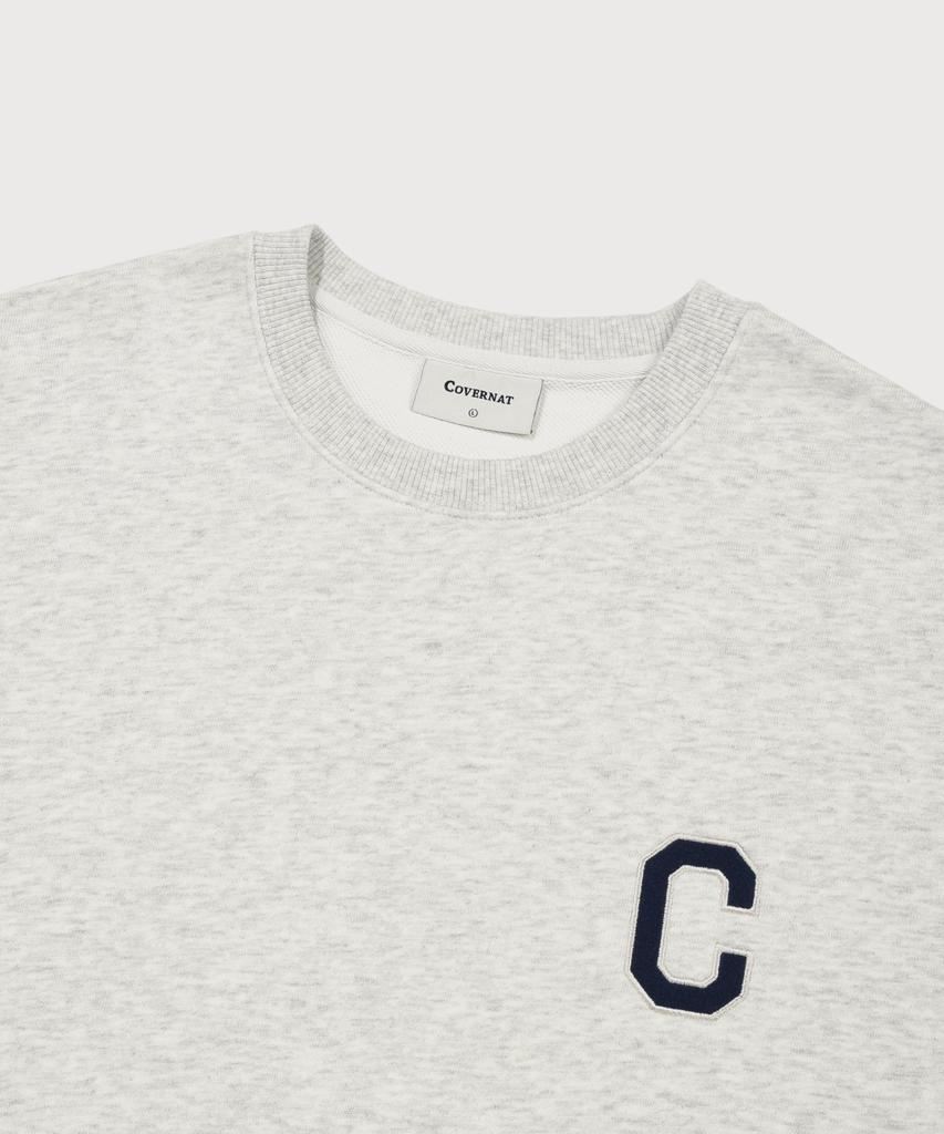 COVERNAT C Logo Sweatshirt Heather Gray
