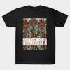 Мужская черная футболка с принтом, Кружка, Наклейка, Принт, Группа 90-х Soundgarden, Печать на трансферной бумаге без вырезания, Хлопковая футболка