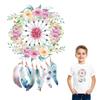 Iron On Transfer Flower Dream-Catcher Hoodies Clothes Stickers T-Shirt Parches Ropa Diy Heat Press Appliqued Patches For Clothes