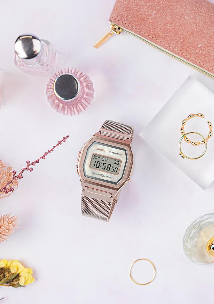 Casio A1000MCG-9JF Premium Series Unisex Pink Gold