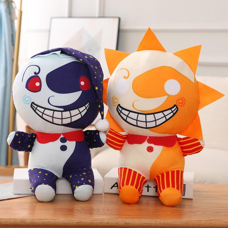 Sundrop Fnaf Sun Clown Creative Sitting Plush Toys Stuffed High Quality Type Gifts For Kids Home Decro